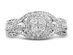 1/3 Carat (ctw H-I, I1-I2) Diamond Engagement Ring in 10K White Gold - 8.5