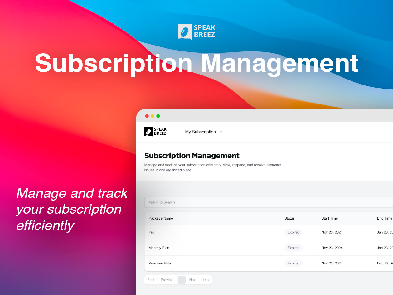 SpeakBreez AI Voiceover Generator: Lifetime Subscription