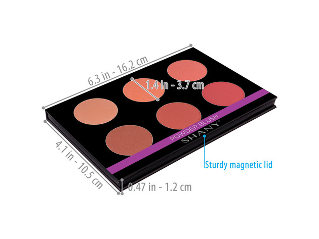 SHANY Mini Masterpiece Makeup Set - 6 Layer Refills - WARM BLUSH