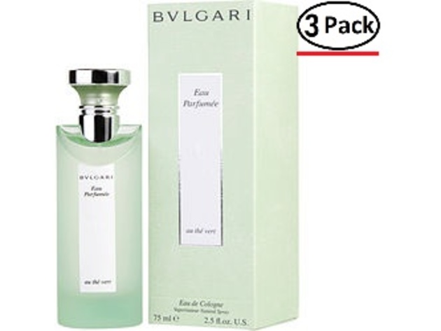 Bvlgari Green Tea By Bvlgari Cologne Spray 2.5 Oz For Unisex (Package Of 3)