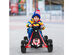 Go Kart Pedal Car Kids Ride On Toys Pedal Powered 4 Wheel Adjustable Seat Pink/Black - black