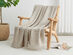 Vintage Cotton Waffle Blanket (King/Stone)
