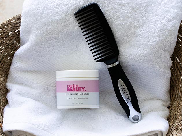 Cortex Beauty Wide-Tooth Comb & Hair Mask Set
