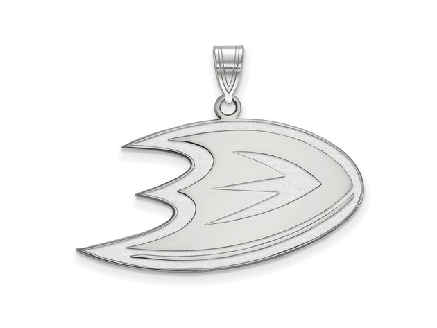 Sterling Silver NHL Anaheim Ducks Large Pendant