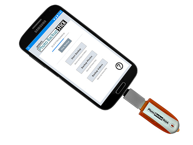 Photo Backup Stick (Orange/256GB)