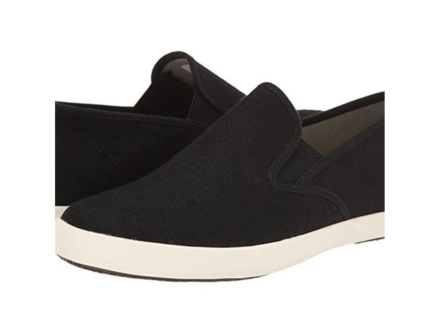 Seavees 100 Percent Canvas Women's 02/64 Baja Slip On Standard Fashion Sneaker Shoes,11 M US, Black