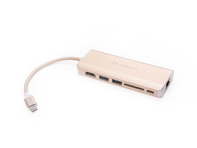 CASA USB-C 6-Port Hub (Gold)