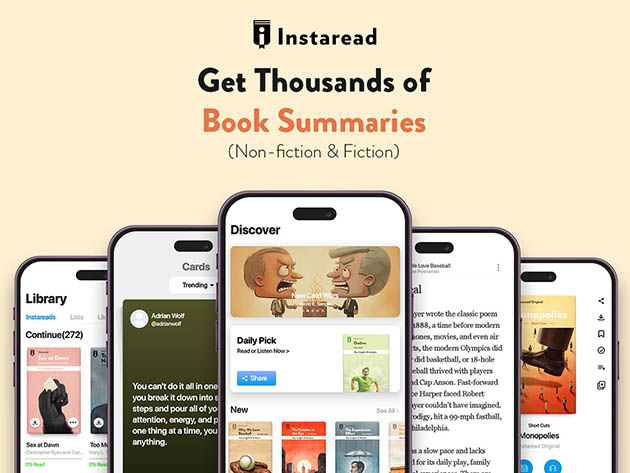 Instaread Book Summaries: Lifetime Subscription