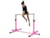 Goplus Adjustable Steel Horizontal Training Bar Gymnastics Junior Home Practice - Pink