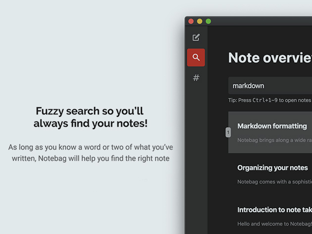 Notebag: Keyboard-Compatible Note Taking App