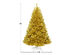 6 Foot Artificial Hinged Christmas Tree w/1036 Tips & Foldable Stand Champagne