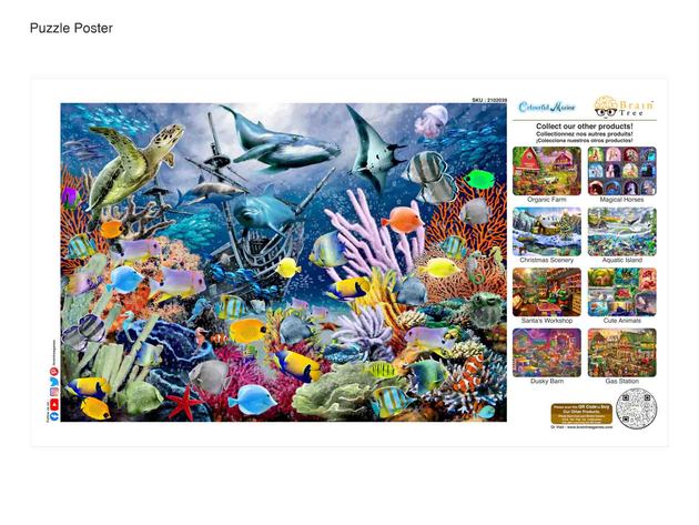 Colorful Marine Jigsaw Puzzles 1000 Piece