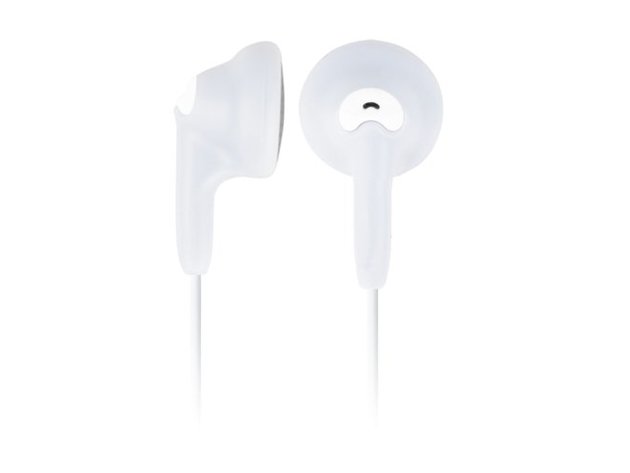 jWIN JH-E25WHT Bubble Gum Earphones, White