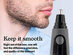 Water-Resistant Nose & Ear Hair Trimmer