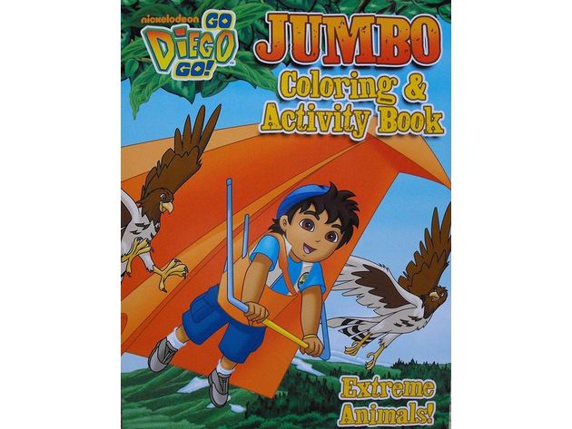 Diego Jumbo 96 pg. Coloring And Activity Book - Extreme Animals!