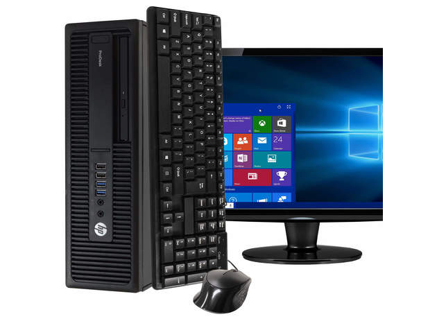 HP ProDesk 600 G2 Desktop PC, 3.2GHz Intel i5 Quad Core Gen 6