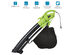 Costway 7.5 Amp 3-in-1 Electric Leaf Blower Leaf Vacuum Mulcher - Green