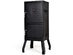 Costway Vertical Charcoal Smoker BBQ Barbecue Grill w/ Temperature Gauge Outdoor Black - Black
