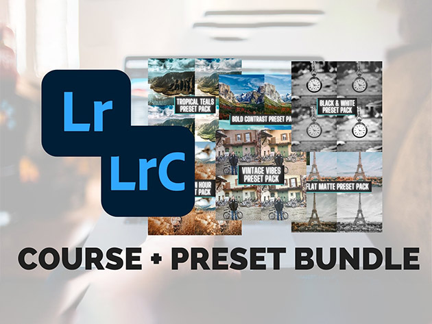 Video School Lightroom Courses & 100+ Presets Bundle