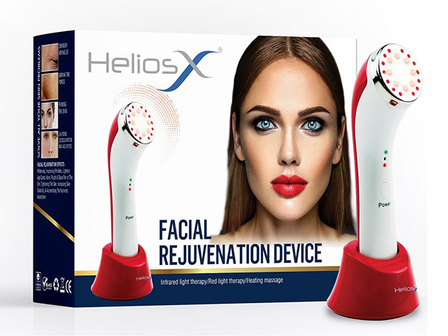 Helios X Facial Rejuvenation LED Infrared Light & Heat Therapy Device