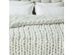 Yanis Chunky Knit Throw Cream White / 50"x70"