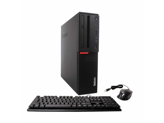 Lenovo ThinkCentre M900 Desktop PC, 3.4GHz Intel i5 Quad Core Gen 6, 4GB RAM, 512GB SSD, Windows 10 Home 64 bit (Renewed)