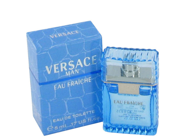 Versace Man by Versace Mini Eau Fraiche .17 oz for Men (Package of 2)
