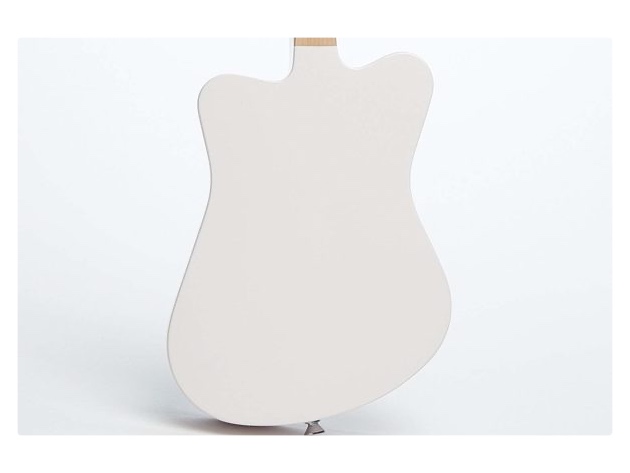 Loog Mini Real Wood Nylon Strings Acoustic Kids Guitar for Beginners - White (Like New, Open Retail Box)