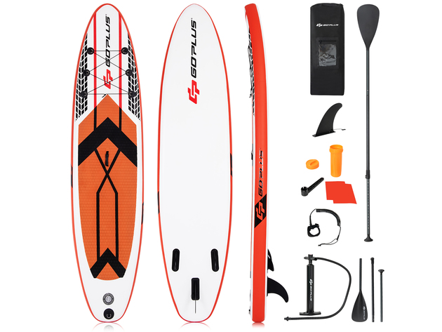 10ft SUP Paddle Board Safety Leash für Stand Up Paddelboard Surfboard Orange 