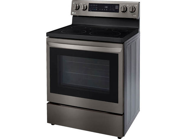 LG LREL6325D 6.3 cu. ft. Smart True Convection InstaView Electric Range Single Oven with Air Fry