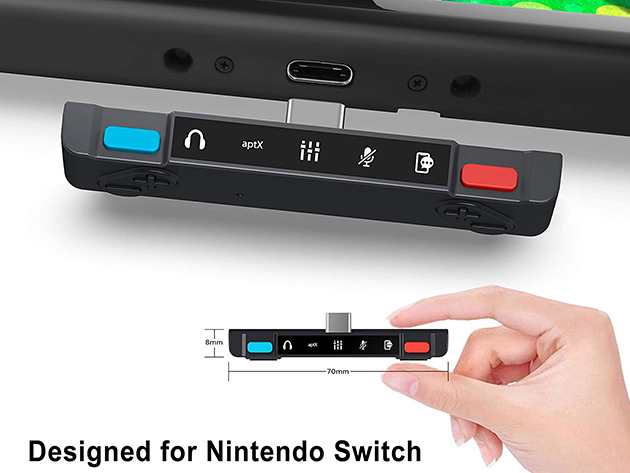 HomeSpot Bluetooth Audio Adapter Pro for Nintendo Switch