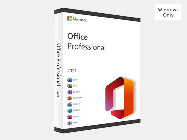 Microsoft Office Pro for Windows 2021: Lifetime License Bundle
