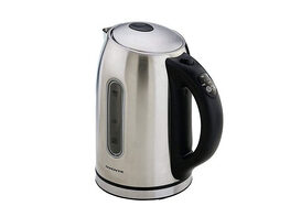 Ovente Stainless Steel 1.7L Electric Kettle with Touch Screen Control Panel