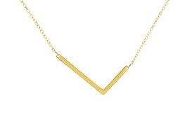18K Gold Plated Letter "L" Necklace