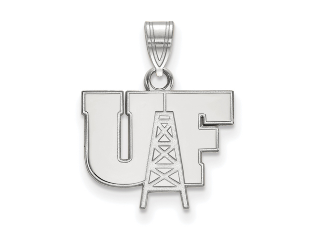 NCAA 14k White Gold U of Findlay Small Pendant