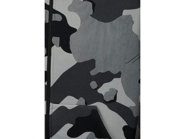 Nike Men's Dri-Fit Camo Zip Hoodie Black Size Large