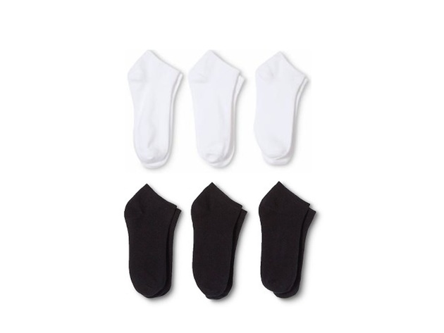 420 Pairs Men or Women Classic Low Cut Cotton Socks - Wholesale Lot - Black & White