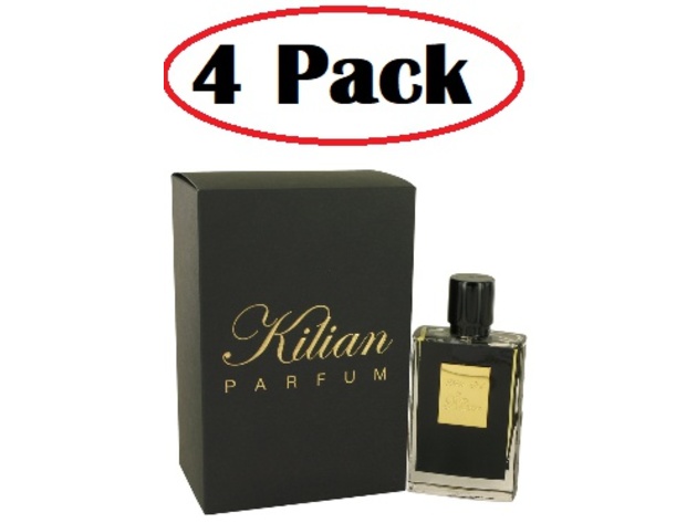 4 Pack of Kilian Amber Oud by Kilian Eau De Parfum Refillable Spray 1.7 oz