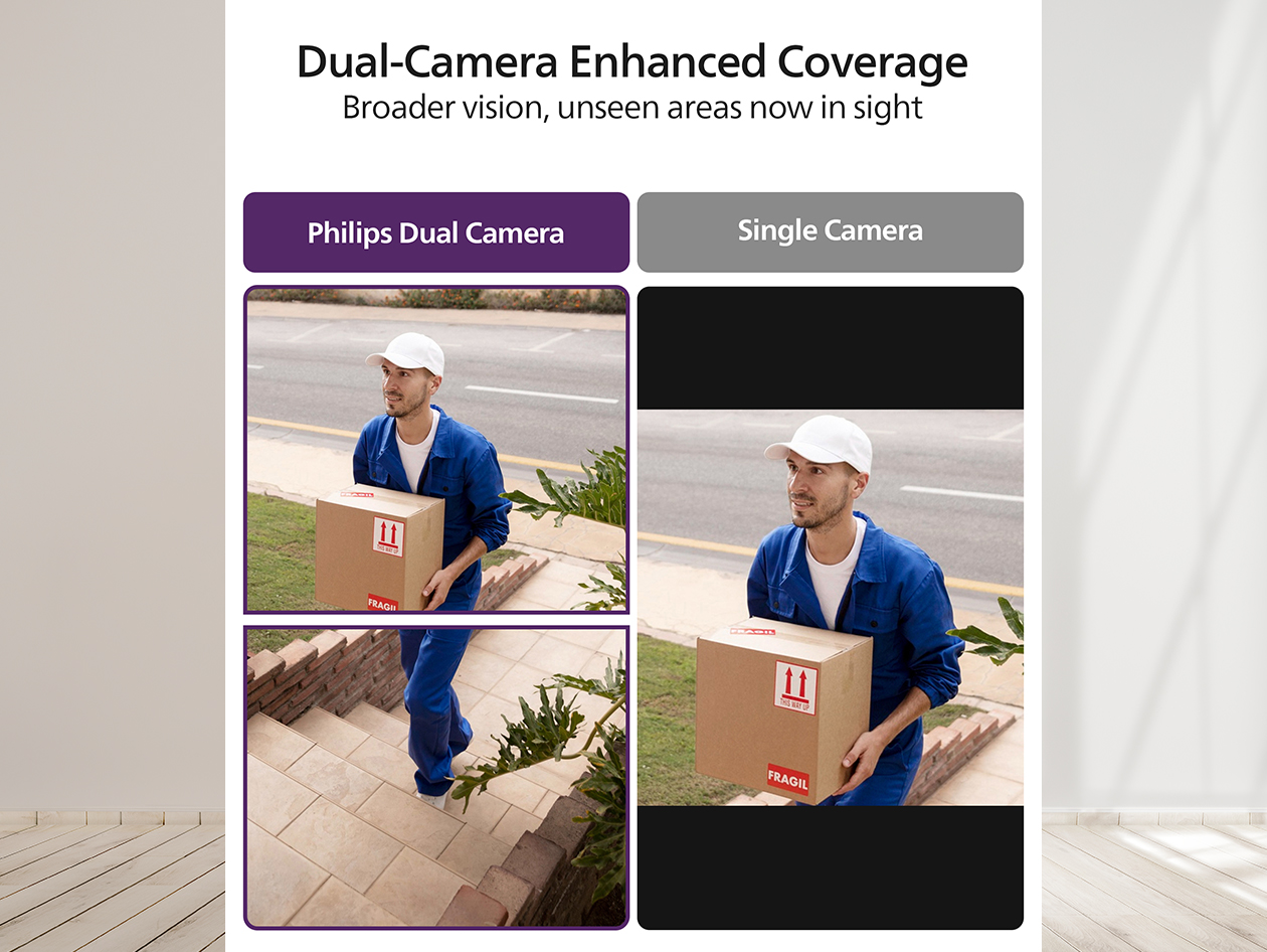 Philips 7000 Series 2K Dual-Cam Video Doorbell