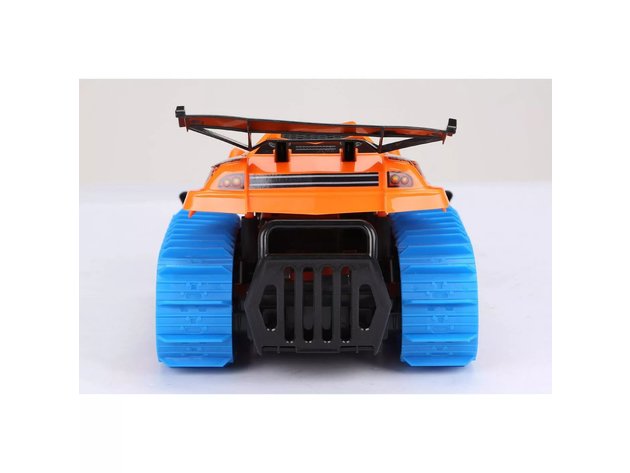 New Bright Full Function Radio Control 6.4V Internal Lithium Ion Battery 1:18 R/C Dirt Trax, Orange