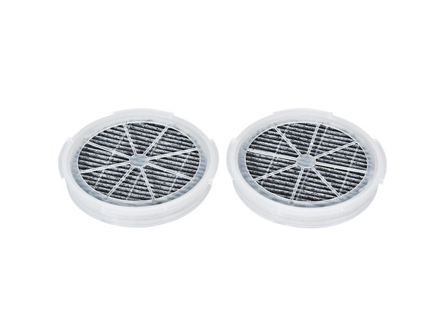 Costway 2Pcs Air Purifier Replacement Filter True HEPA & Activated Carbon Filters 