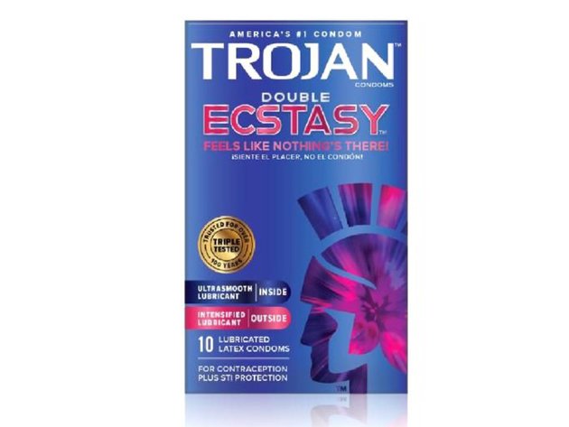 Trojan Double Ecstasy Condoms (10pk) ---(Package Of 4) | StackSocial