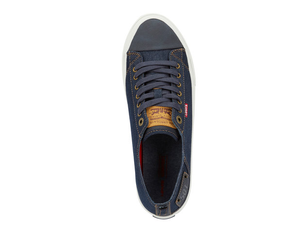 Levi's Mens Neil Lo 501 Denim Fashion Sneaker Shoe - 13 M Navy