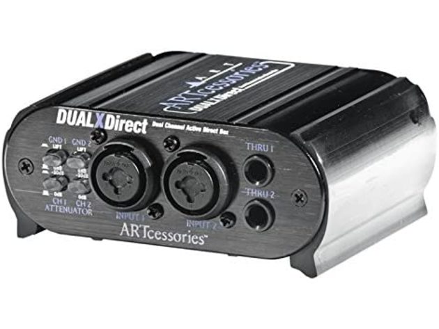 Art Dual XDirect Switchable Input Attenuation Professional Active Direct Box (Like New, Damaged Retail Box)