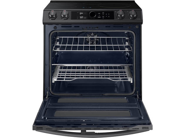 Samsung NE63T8951SG 6.3 Cu. Ft. Smart Slide-In Induction Range - Black Stainless