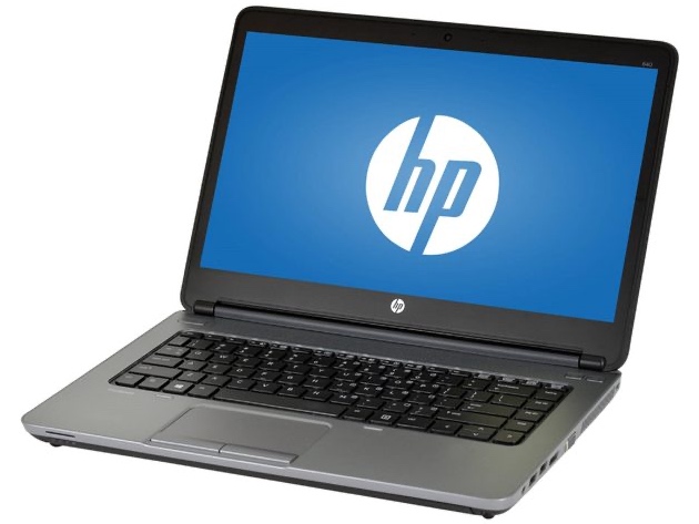 HP Probook 640G1 14" Laptop, 2.5 GHz Intel i5 Dual Core, 8GB RAM, 500GB SATA HD, Windows 10 Professional 64 Bit (Renewed)