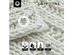 Yolly Channel Knit Throw Cream White / 40"x60"
