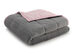 Stress-Relief Weighted Blanket (Grey/Pink, 12Lb)