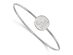 Sterling Silver University of Alabama 'A' Bangle, 8 Inch