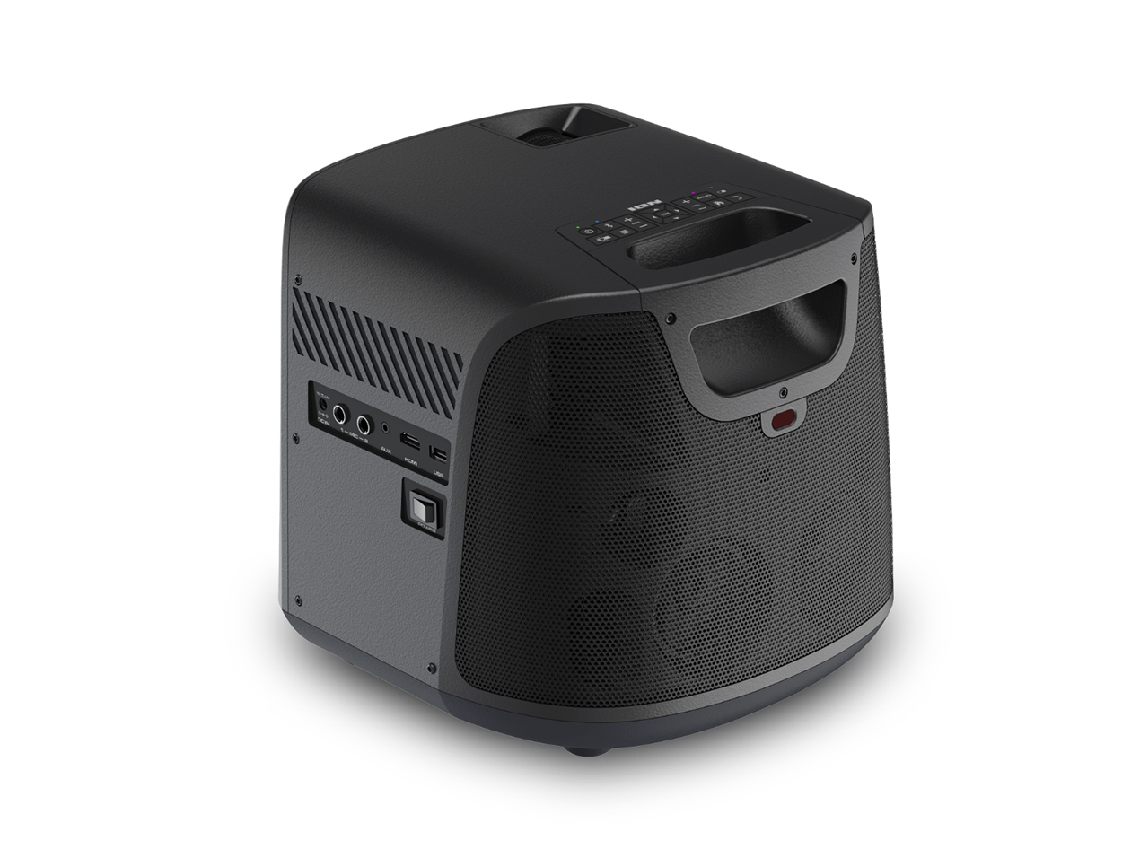 ION Portable HD Outdoor Projector with Bluetooth, Speakers & Microphone